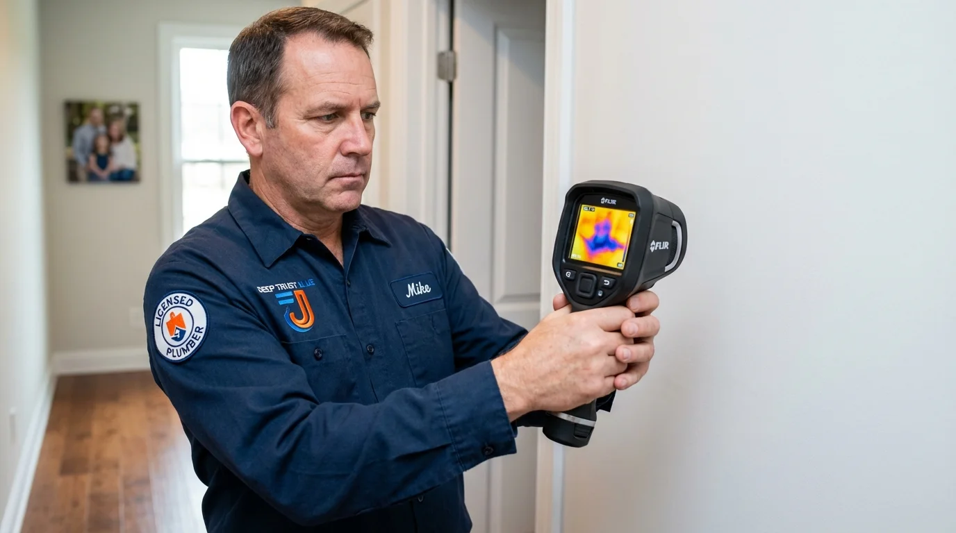 Thermal imaging leak detection by Johns Plumbing LLC in Willcox